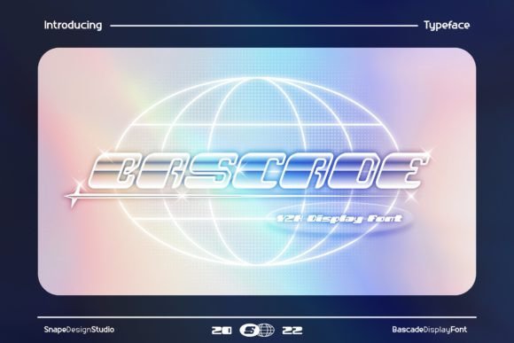 Bascade: A Futuristic Display Font for Digital Branding