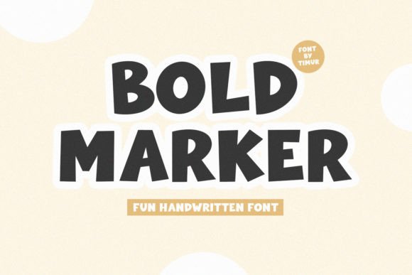 Bold Marker: A Standout Display Font for High-Impact Marketing