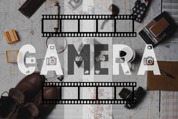 Camera Font: A Cool Decorative Typeface for Makers