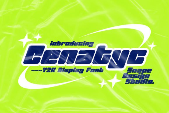 Cenatyc Display Font for Bold, Memorable Branding