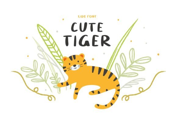 Cute Tiger: The Friendly Display Font for Creative Shops