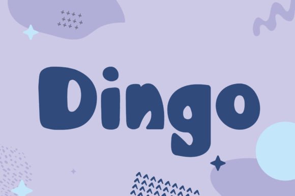 Dingo: A Playful Display Typeface for Children’s Editorial Design