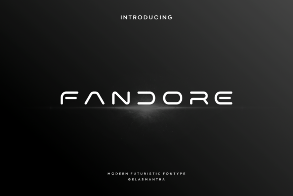 Fandore: A Futuristic Font for Modern Brand Identity