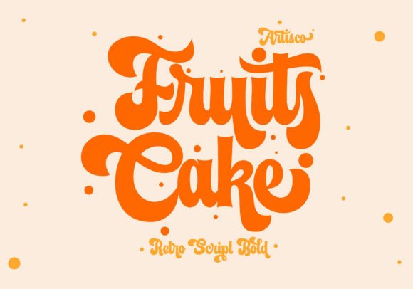Fruits Cake Font for Modern Brand Identity Projects