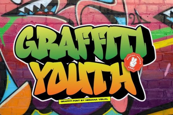 Graffiti Youth Font for Bold, Urban Brand Identity