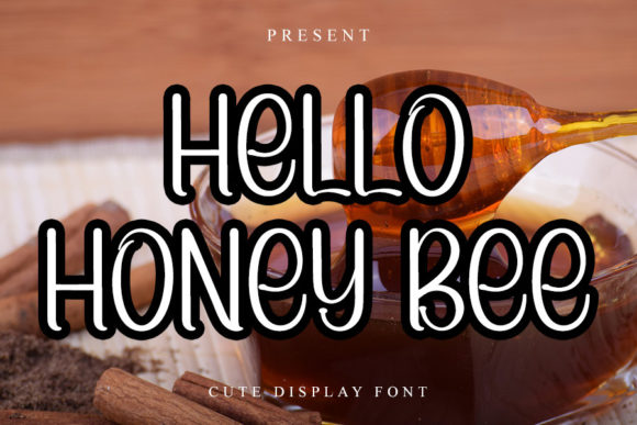 Hello Honey Bee Display Font for Makers