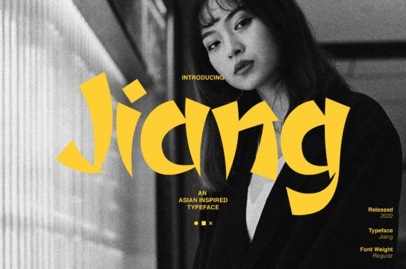 Jiang: Asian-Inspired Display Font for Makers