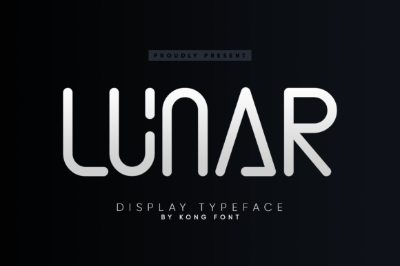 Lunar: A Modern Playful Display Font for Designers
