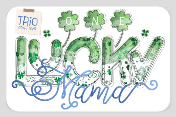 One Lucky Mama Display Font for Bold, Memorable Campaigns