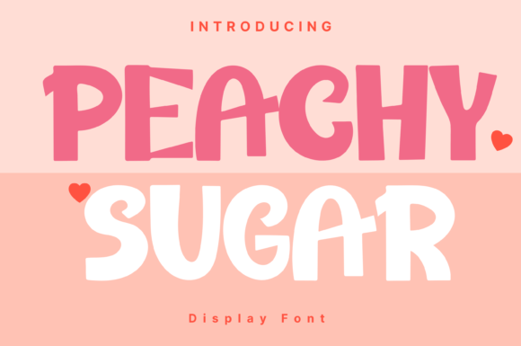 Peachy Sugar Display Font for Modern Web Design