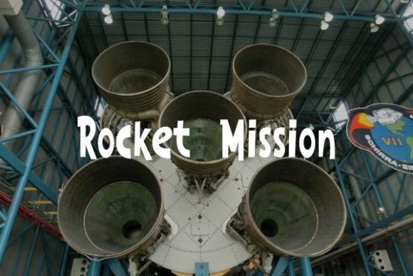 Rocket Mission Font: A Playful Display Typeface for Makers