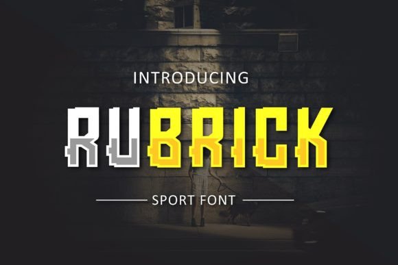 Rubrick: A Modern Bold Display Font for Digital Designers