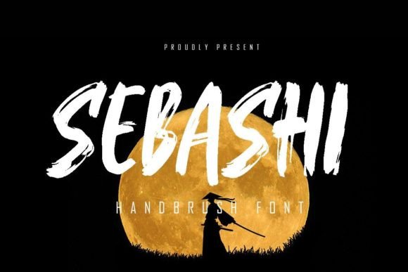 Sebashi: A Textured Brush Display Font for Editorial Warmth