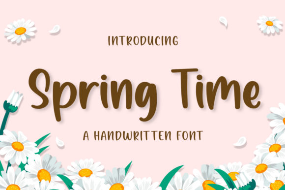 Spring Time Font for Handmade Creatives