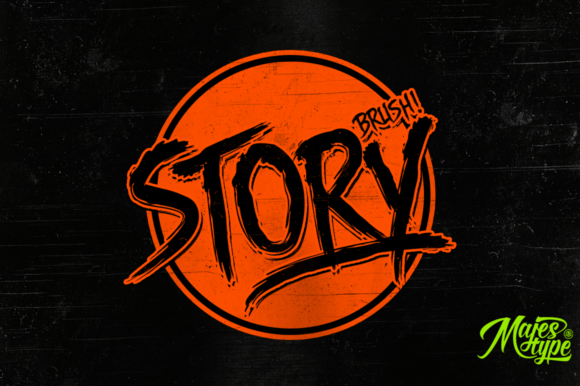Story Brush: A Premium Display Font for Modern Designers