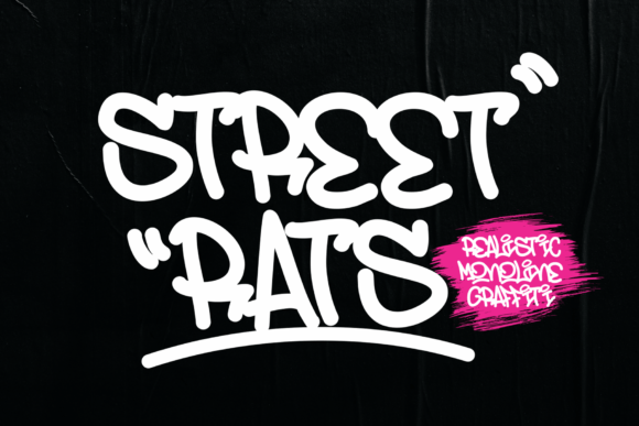 Street Rats: A Display Font That Speaks Urban Elegance