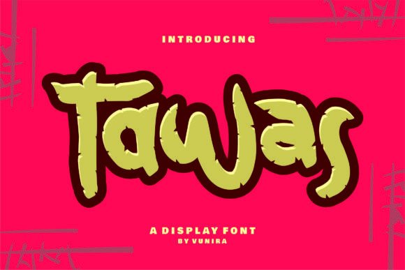 Tawas: A Bold, Playful Display Font Worth Downloading