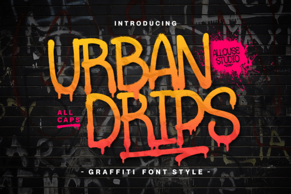 Urbandrips: A Graffiti Display Font That Elevates Your Brand