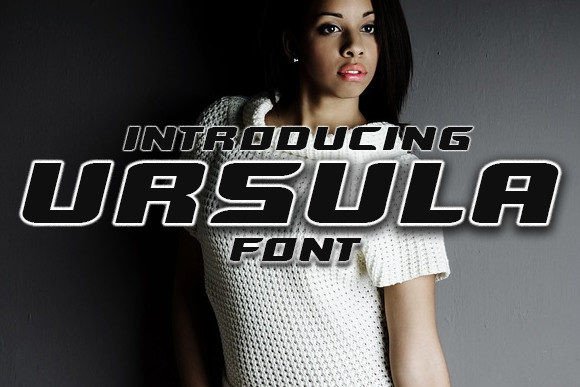 Ursula: A Striking Techno Typeface for Modern Web Design