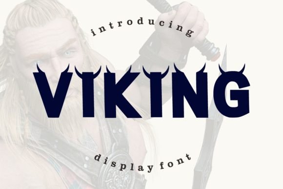 Viking Display Font for Bold Handmade Design