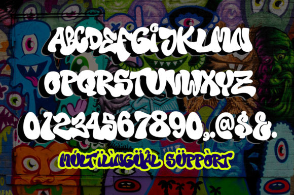 Wild Hustle Graffiti Font for Bold, Recognizable Campaign Headlines