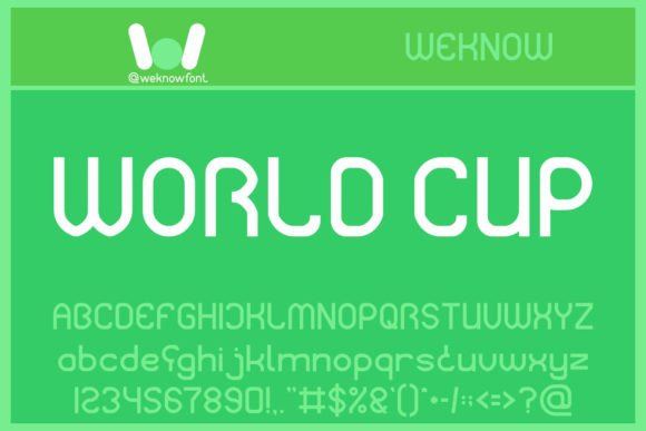 World Cup: A Modern Display Font for Scroll-Stopping Campaigns